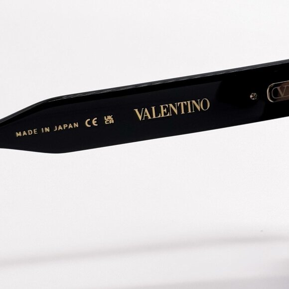 NEW VALENTINO SUNGLASSES WOMEN BLACK V-GOLD-II VLS-161A EYEWEAR VALENTINO main image 7